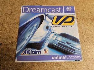 Vanishing Point Dreamcast front insert inlay - Imagen 1 de 1