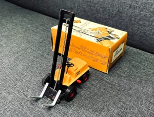 CKo Gabelstapler / altes Blechspielzeug mit OVP / Blech Spielzeug Stapler Nr 436 - Bild 1 von 11