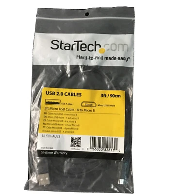 StarTech UUSBHAUB3 3ft Micro USB Cable A to Micro B for Android Phones - Image 1 of 2