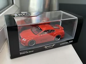 1:43 NEO Bentley Continental GT Hamann Imperator Red Orange Edizione Limitata 45701 - Foto 1 di 24