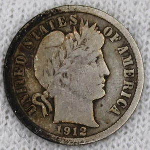 Barber Dime 1912D - Bild 1 von 2