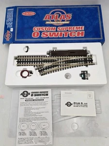 Atlas 6070 O Nickel Silver O-54 LEFT Hand Remote Control Switch Turnout 3-Rail - Picture 1 of 11
