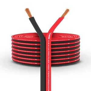 SW-16GA-100RB 16-GA Ultra Flex Altoparlante Filo Rosso e Nero 100 Ft - Altoparlante Ca... - Foto 1 di 7