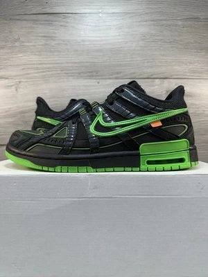 Nike Air Rubber Dunk x Off-White Low Green Strike - Size 9.5 - Image 1 of 4