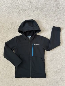 Kids Unisex Columbia Omni Shield Fleece Lined Hooded Full Zip Jacket Size 6/7 - Picture 1 of 7