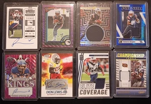 4 Autogramme 4 Mems On-Card und Player Game Worn Patch - Bild 1 von 2