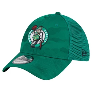 Men's-New Era Kelly Green Boston Celtics Subtle Camo 39THIRTY Flex Hat - Picture 1 of 6