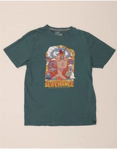 VOLCOM Herren Modern Fit Grafik T-Shirt Oberteil Medium Grün Baumwolle DD65 - Bild 1 von 4