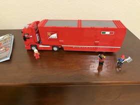 LEGO SPEED CHAMPIONS 75913: F14 T & Scuderia Ferrari Truck - RETIRED 95%complete