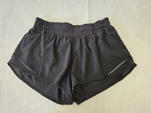 Lululemon Speed Up Shorts schwarz Damengröße 4 Innenfutter Laufen Fitnessstudio sportlich - Bild 1 von 6