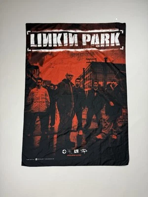 Póster de tela Linkin Park Vintage 2001 Hybrid Theory Flag de colección 00s Foto 1 de 4