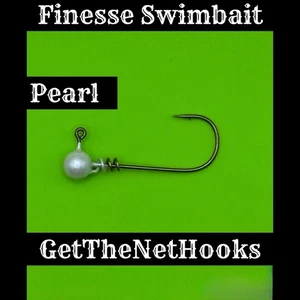 Finesse SwimBait JigHeads Haken FFS A-Rig versch. Größen Schraubverschluss Mustad - Bild 1 von 7