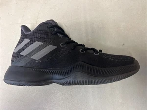 Adidas Mad Bounce Youth Basketball Shoes DB0853 Black Grey Boys Size 4 - Picture 1 of 13
