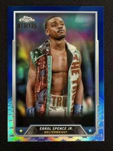 Errol Spence Jr. 2024 Topps cromo refractor azul/125 #38 - Imagen 1 de 8