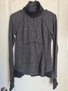 Lululemon Damen Gr. Small grau Half-Zip Pullover Sweater sportliches Oberteil lang S - Bild 1 von 3