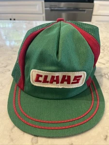 ¡Sombrero de camionero vintage CLAAS SnapBack! 1980’s! - Imagen 1 de 5