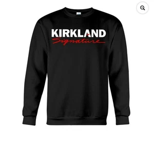 Kirkland Signature Men's Black Crewneck Sweater size large - Picture 1 of 5