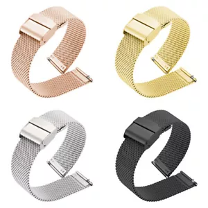 Nuovo Cinturino Orologio Cinturino Orologio Catena Rete Sostituzione Cinturino Orologio Anello - Foto 1 di 20
