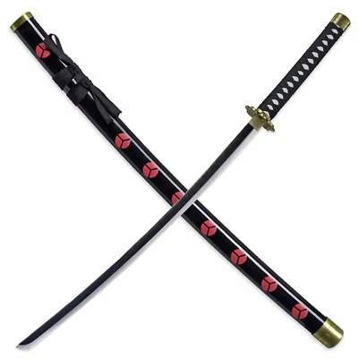 Espada de anime réplica funcional Zoro Shusui - Hoja de acero al carbono, borde Katana Foto 1 de 4
