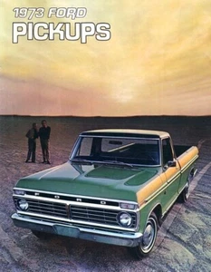 1973 FORD F-PICKUP brochure catalog Truck 73 100 250 350 Ranger XLT - Picture 1 of 1