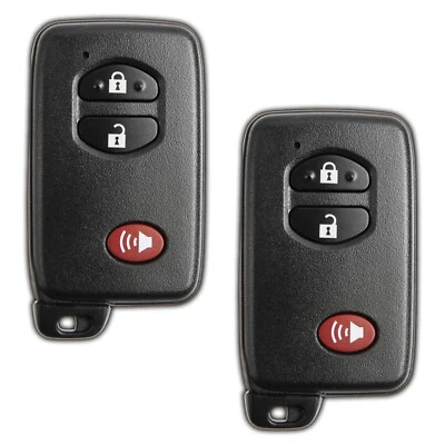 2 Replacement For Toyota 4Runner Venza Prius V Smart Key HYQ14ACX 3 Btn 2010-19 Foto 1 de 3