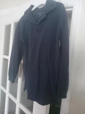 Polo uniforme escolar unisex de manga larga Faded Glory Foto 1 de 2