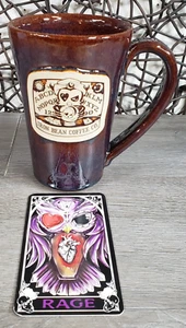 NEU IRON BEAN COFFEE COMPANY SCHICKSAL BECHER TASSE 2019 SUNSET HILL USA OUIJA - Bild 1 von 11