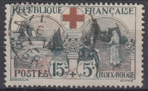 TIMBRE FRANCE CROIX ROUGE INFIRMIERE N° 156 OBLITERATION LEGERE - COTE 70 € - Picture 1 of 2