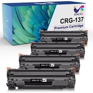 4 Stück 137 Schwarz Tonerkassette Ersatz für Canon 137 imageCLASS MF212w MF216n - Bild 1 von 5