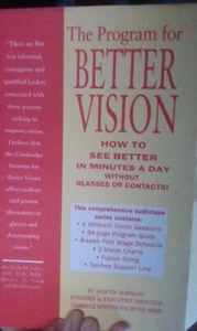 HOW TO SEE BETTER IN MINUTES A DAY WITOUT GLASSES OR CONTACTS - Picture 1 of 4