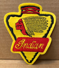 Vintage Indian Motorcycles Arrowhead Felt Patch NOS! RARE! REAL!