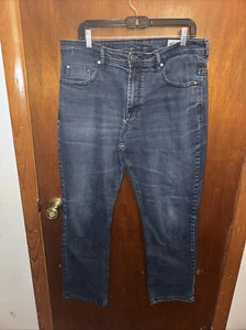 Buffalo David Bitton Jackson gerade Stretch blaue Herrenjeans Größe 36 x 30 - Bild 1 von 7