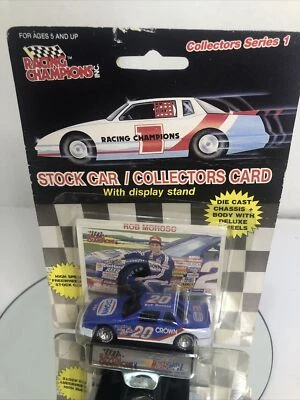 StockCar NASCAR 1989 Racing Champions 1/64 Rob Moroso con tarjeta y soporte Foto 1 de 3