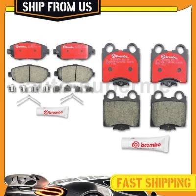 Juego de pastillas de freno delanteras traseras Brembo 2x para Lexus SC430 4,3 L 2002-2010 Foto 1 de 4