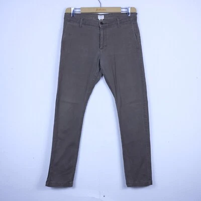 Pantalone Dockers Taglia W32 Uomo Logo Comodo Cotone Pratico Tinta Unita Man - Imagen 1 de 4