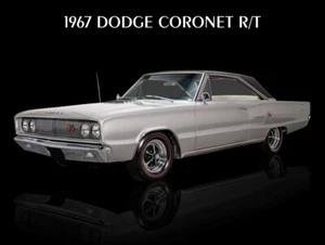 1967 Dodge Coronet R/T Blechschild: 12x16" & versandkostenfrei - Bild 1 von 1
