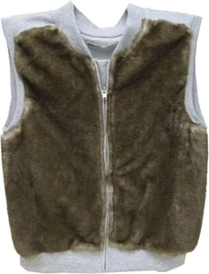 Epic Threads Girls' Faux Fur Vest Lt Grey Heather X-Large 61-64" 110Lbs - Picture 1 of 3