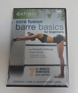 Exhale: Core Fusion Barre Basics For Beginners (DVD, 2013) Brand New one Left - Picture 1 of 2