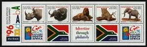 Sudáfrica 1996 - Mi-Nr. 993-997 A ** - MNH - KLB - Animales salvajes / Animales salvajes - Imagen 1 de 1