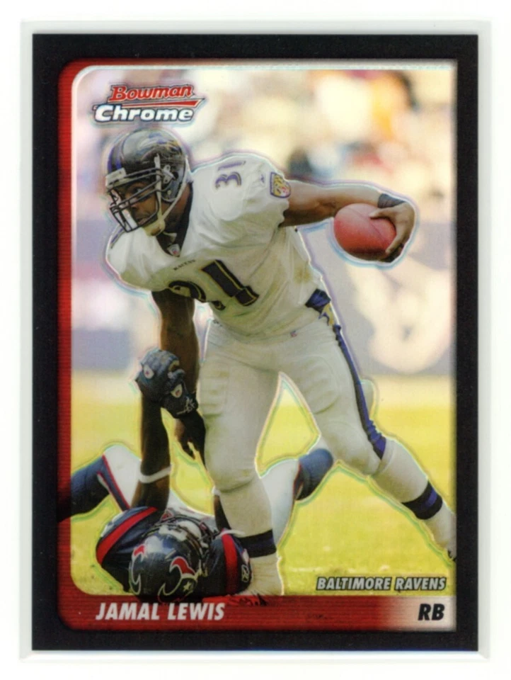 JAMAL LEWIS 2003 Bowman Chrome Refractor #53 151/500 - Image 1 of 2