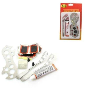 Bike Repair KIT Bicycle Cycle Inner Tube Puncture Tyre Patch Glue Tool UK - Picture 1 of 3