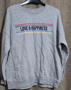 "SUDADERA DE PAPAYA - ""AMOR Y FELICIDAD"" - Imagen 1 de 3