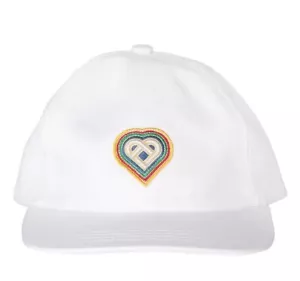 CASABLANCA RAINBOW HEART LOGO BASEBALL CAP CAPPELLO AF23HAT00205 - Imagen 1 de 4