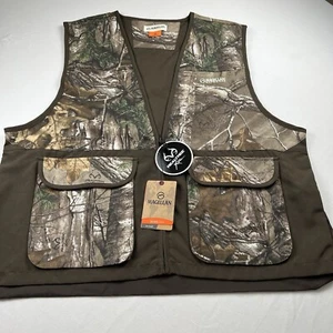 Magellan Outdoors Game Vest Mens XL Piedmont Camo Real Tree Xtra Zip Hunting - Picture 1 of 17