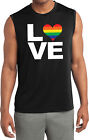 Lgbt Sleeveless Competitor Shirt Gay Pride Love