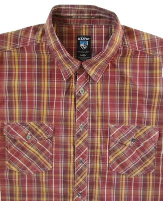 Kuhl Shirt Men's XXL Konquer Preppy Smart Casual Campcore Gorpcore Vacation Logo - Image 1 of 4