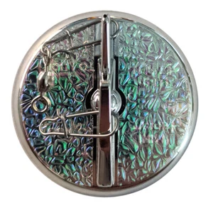 Luhr-Jensen 2-1/4" Dipsy Diver - Silver/Silver Bottom Crush LUHR-JENSEN main:mo - Picture 1 of 1