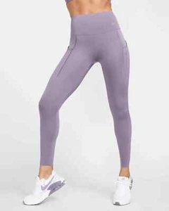 NIKE GO DONNA ALLENAMENTO FERMO SUPPORTO VITA ALTA 7/8 LEGGINGS LAVANDA #DQ5636-NUOVO CON ETICHETTE - Foto 1 di 9