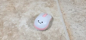 ELECOM Mouse Wireless Small size 3 buttons white & pink M-DY10DR - Picture 1 of 8