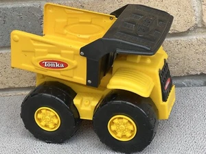 Tonka Metal Dump Truck Collection Yellow Black Log o 8.5”x 6”in F48 - Picture 1 of 7